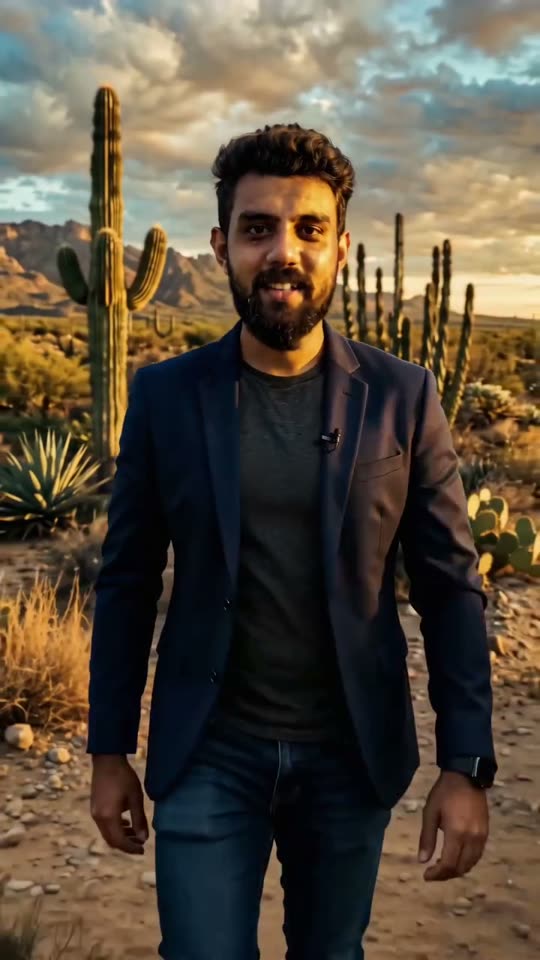 Still from an AI-made ad film