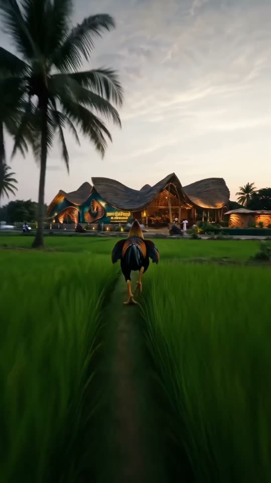 Still from an AI-made ad film