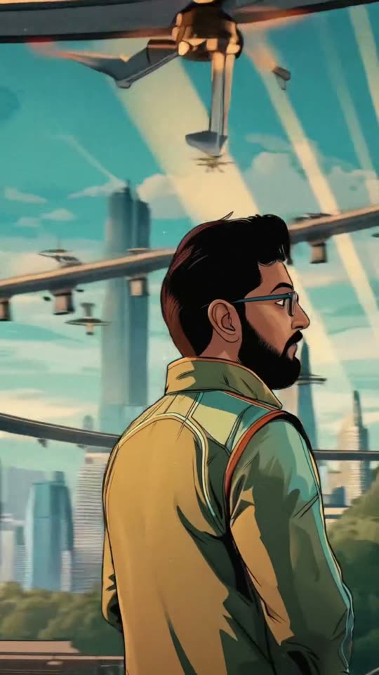 Still from an AI-made ad film
